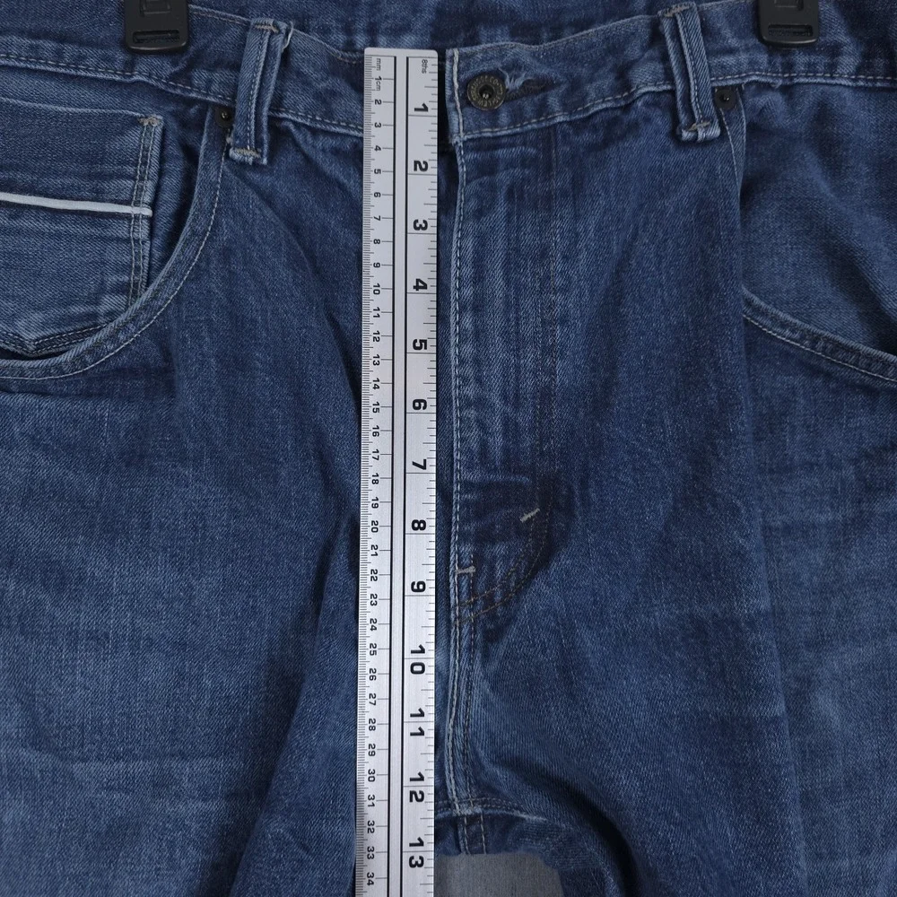 Vintage Levis 569 Baggy Jeans Mens 40x32 (Fits 38x31) Blue Loose Fit Flap Pocket